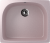 Кухонная мойка Ulgran U-408 59x51x22, розовый
