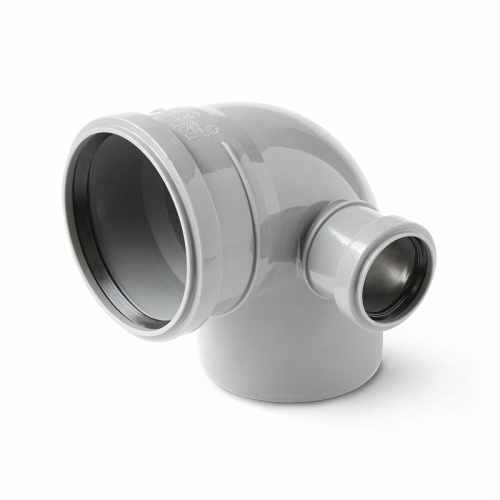 Отвод с выходом правый Polytron Comfort 110x50/87,5, серый