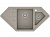 Кухонная мойка Tolero R-114 серый маталлик, 100x49,6x20