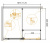 Душевой угол Cezares STREAM-AH-1-110/90-C-Cr 110x90x195