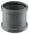 Муфта внутренняя двухраструбная Polytron Comfort 110, серый