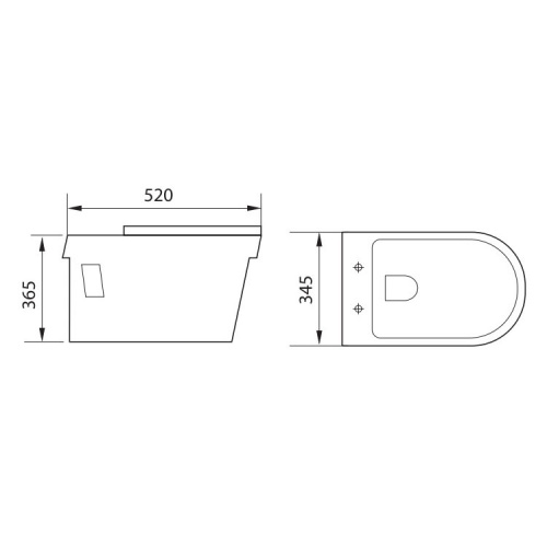 Подвесной унитаз Aquanet Rimless Glide-W CL-11042