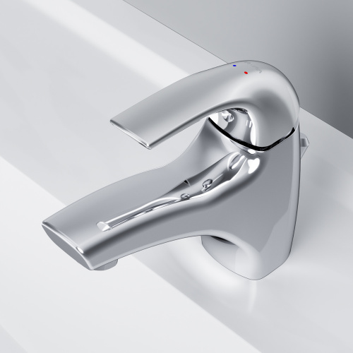 F7582132 Sense, смеситель д/умывальника с д/к, излив 122 мм, хром, шт