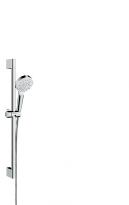 Душевой гарнитур Hansgrohe Crometta 1jet Green 65 см. 26554400, белый/хром