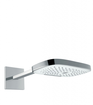 Верхний душ Hansgrohe Raindance Select E 300 3jet с держателем 26468400, белый/хром