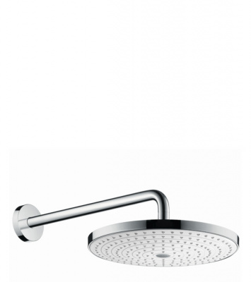 Верхний душ Hansgrohe Raindance Select S 300 2jet с держателем 27378400, белый/хром