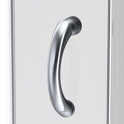 W53G-315-090MT64 BLISS L Solo Slide. Стекла для душ.уголок, 90x90, профиль матовый хром, стекло проз