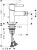 Смеситель для биде Hansgrohe Talis Classic 14120001, хром Смеситель для биде Hansgrohe Talis Classic 14120001, хром