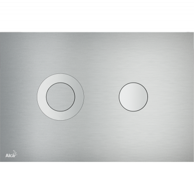 Кнопки смыва AlcaPlast FLAT ALUNOX TURN металл–матовый