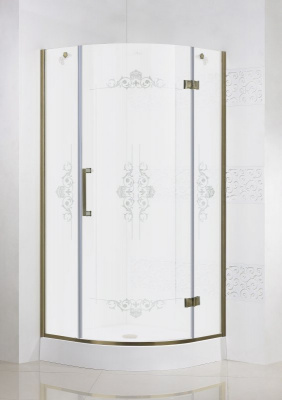 Душевой угол Cezares MAGIC-R-1-90-ROYAL PALACE-PP-Br-R 90x90x195