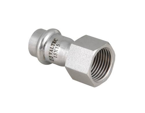 Соединитель Valtec нерж. cталь 22х3/4" ВР