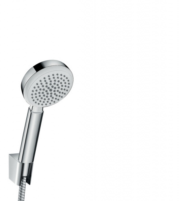 Душевой гарнитур Hansgrohe Crometta 100 Crometta 100 1jet Porter 125 см. 26664400, белый/хром