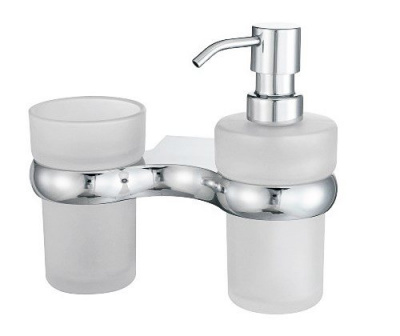 Держатель стакана и дозатора WasserKRAFT Berkel K-6889, хром