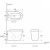 Подвесной унитаз Aquanet Rimless ATAGO-W BL-104N-WHT