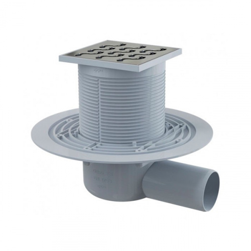 Сливной трап AlcaPlast APV102 105x105/50 с гидрозатвором