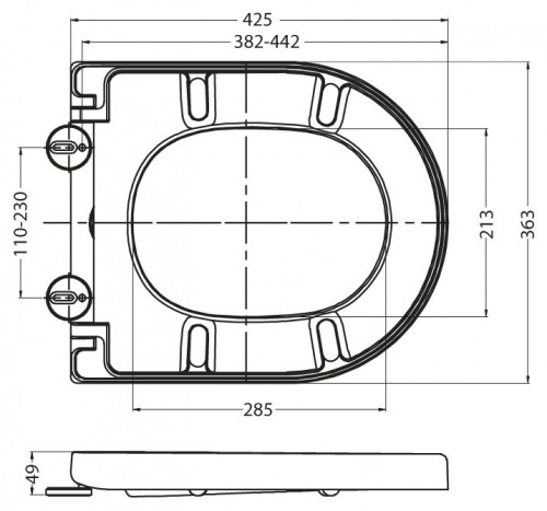 Унитаз подвесной BELBAGNO SFERA-R