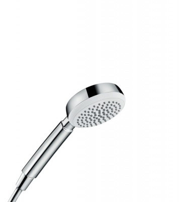 Лейка для душа Hansgrohe Crometta 100 1jet EcoSmart 26828400, белый/хром