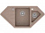Кухонная мойка Tolero R-114 темно-бежевый, 100x49,6x20