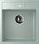 Кухонная мойка Ulgran U-406 50x44,5x19, салотовый