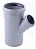 Тройник внутренний двухраструбный Polytron Comfort 110x50/45, серый