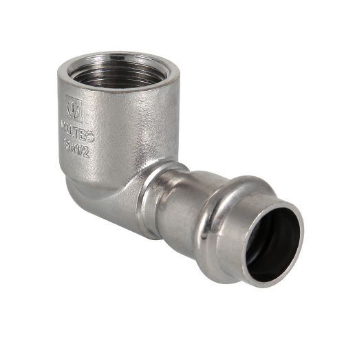Угольник Valtec 90° нерж. cталь 28х3/4" ВР
