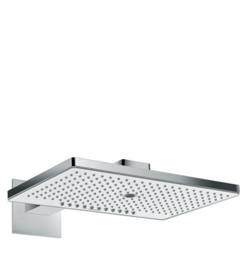Верхний душ Hansgrohe Rainmaker Select 460 3jet с держателем 24007400, белый/хром