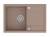 Кухонная мойка Tolero R-112 темно-бежевый, 76x51x20