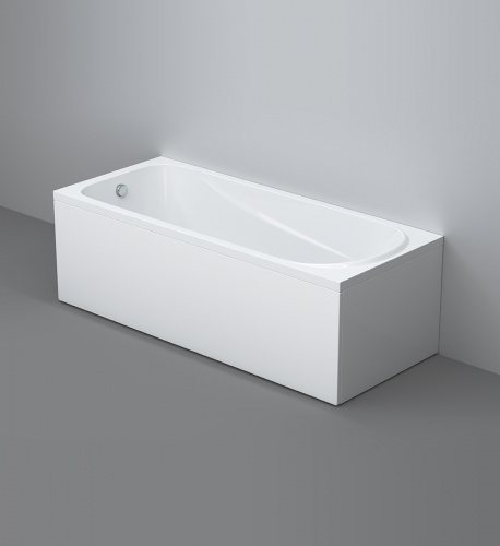 Ванна акриловая 170х70 см с каркасом, со сливом-переливом AM.PM Sense W76A-170-070W-A