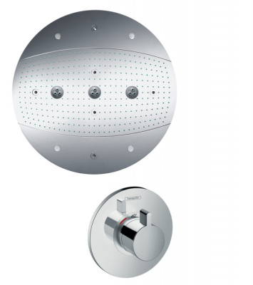 Верхний душ Hansgrohe Raindance Rainmaker Air 3jet 28404000, хром