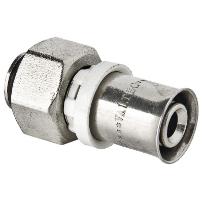 Соединитель коллекторный Valtec пресс для м./п. трубы 16(2,0) х 1/2"
