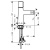 Смеситель для биде Hansgrohe Talis Select S 72202001, хром Смеситель для биде Hansgrohe Talis Select S 72202001, хром