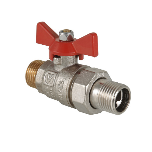 Кран шаровый Valtec Base с полусгоном 1/2" НР-НР