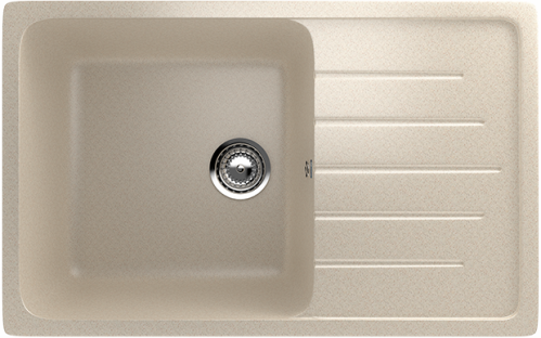 Кухонная мойка Ulgran U-400  75x49,5x20, бежевый