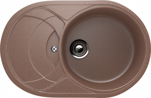 Кухонная мойка Ulgran U-110 77x50x19, терракот