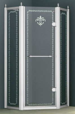 Душевой угол Cezares RETRO-P-1-90-CP-Br-L 90x90x195