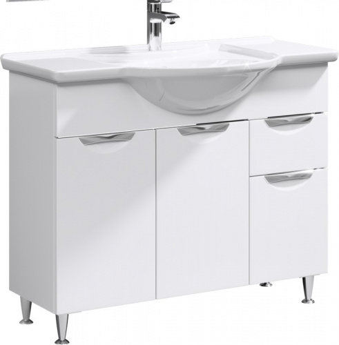 Тумба с раковиной Aqwella Ecoline Eco-L.01.10, белый
