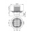 Сливной трап AlcaPlast APV102 105x105/50 с гидрозатвором Сливной трап AlcaPlast APV102 105x105/50 с гидрозатвором