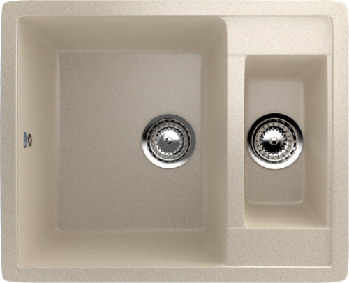 Кухонная мойка Ulgran U-106 60x48,5x19, бежевый