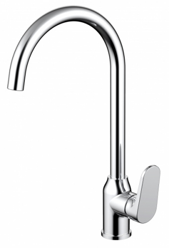 Смеситель для кухни Bravat Eler F7191238CP-RUS, высокий излив, хром