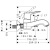 Смеситель для ванной Hansgrohe Metris Classic 31478001, хром