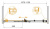 Душевой угол Cezares STYLUS-SOFT-BF-1-140-C-Cr 140x195