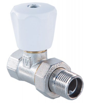 Клапан ручной Valtec прямой 1/2" (компактный)