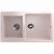 Кухонная мойка Ulgran U-505 77x50x20, светло-розовый Кухонная мойка Ulgran U-505 77x50x20, светло-розовый