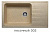 Кухонная мойка Polygran F-19 песочный, 85х50х20,5