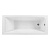 Акриловая ванна Aquanet Bright 165x70