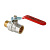 Кран шаровый Valtec Base 1/2" ВН-НР стальная рукоятка
