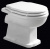 Унитаз приставной с горизонтальным выпуском воды BELBAGNO BOHEME P-TRAP