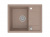 Кухонная мойка Tolero R-107 темно-бежевый, 60x49,5x20