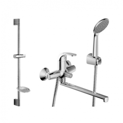Набор 2 в 1 Bravat Fit F00416C, хром