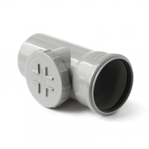 Ревизия внутреняя канализационная Polytron Comfort 110, серый